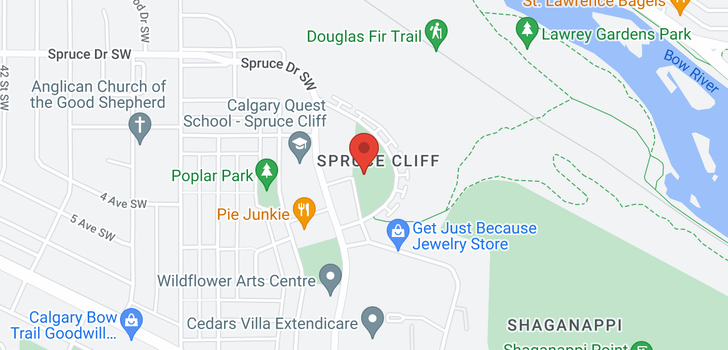 map of 3547 SPRUCE DR SW